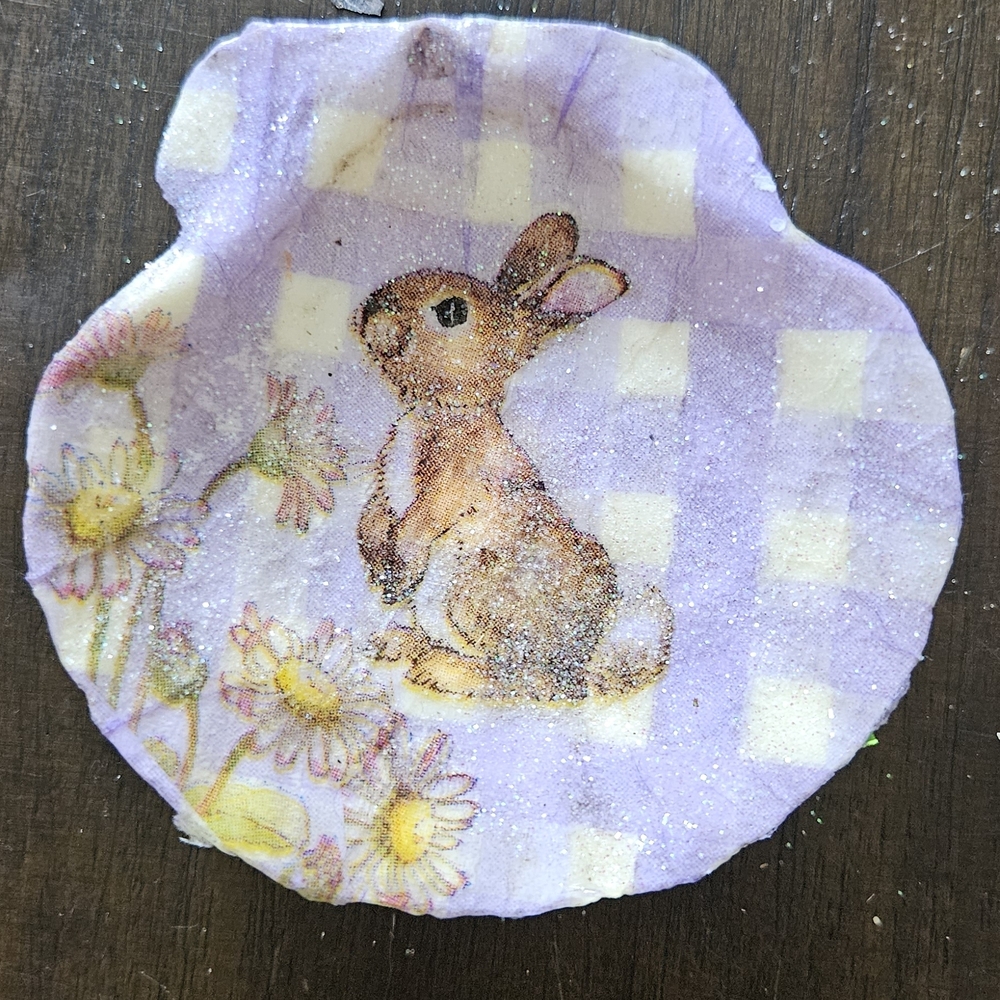 Charming Bunny Pet Accessory - Purple and Brown